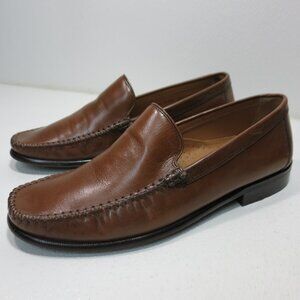 Brass Boot Oil Tanned Leather Casual Comfort Dress Moccasins Shoes Men's Sz 11